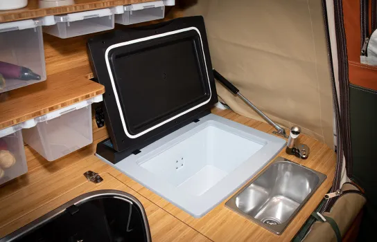Compressor koelkast als premium optie in de Holtkamper configurator