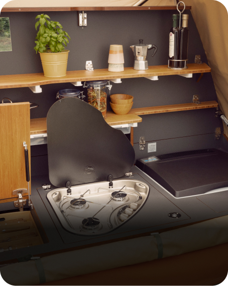 Holtkamper Kyte met luxe uitklapbare keuken