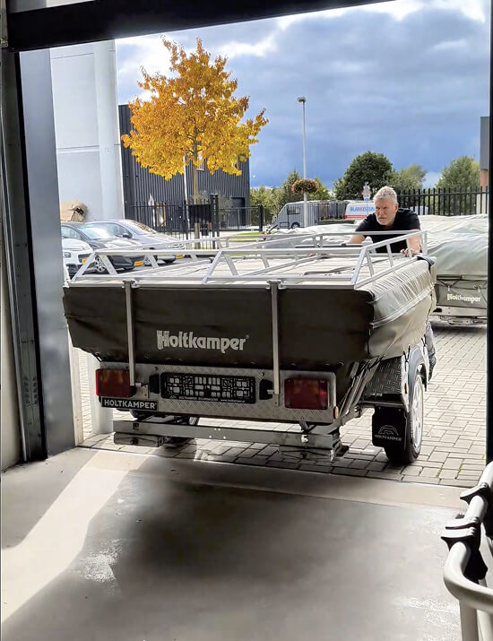 Holtkamper in werkplaats Utrecht