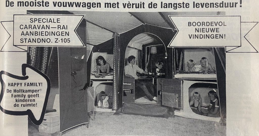 Holtkamper brengt eigen vouwwagen op de markt, de Holtkamper Super de Luxe